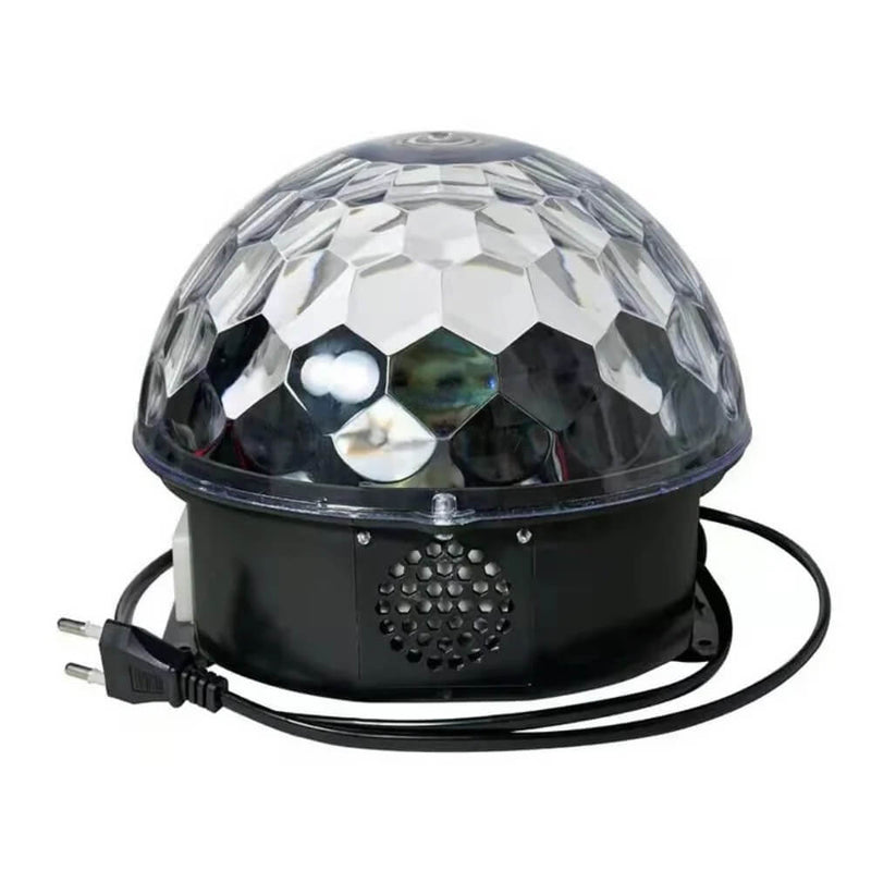 Bola Maluca Globo de Luz Led com Som Bluetooth / USB e Controle Remoto