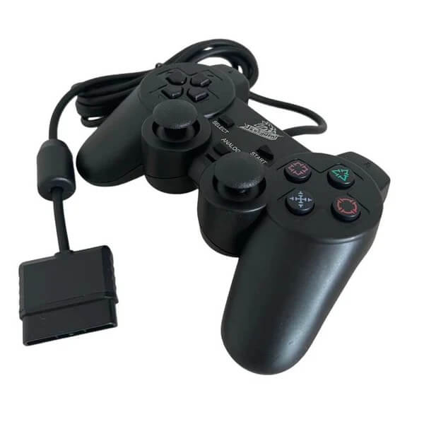 Controle de PS2 com Fio 1,5 mt - Preto