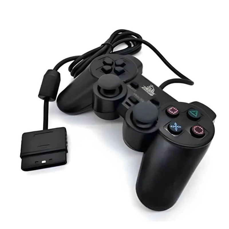 Controle de PS2 com Fio 1,5 mt - Preto